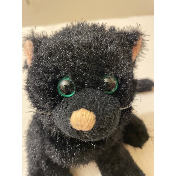 Ganz Webkins Small Black Cat Stuffy Plush Toy Kids Kitty - Picture 8 of 8